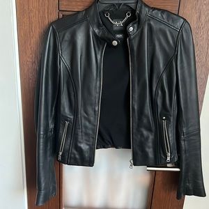 Armani exchange. Genuine leather jacket. Size XS.